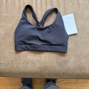 Athleta Charcoal Sports Bra